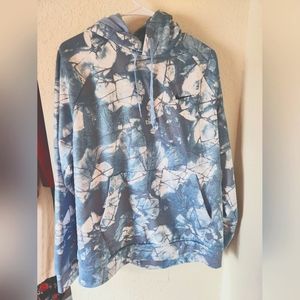 Nike Floral Cracked Pullover Hoodie